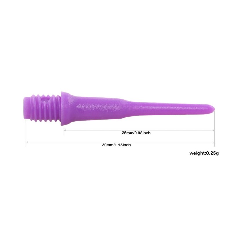 HRLORK 50 Packs Dart Points Plastic Soft Tip Darts Set