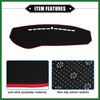 Motoforti Dashboard Cover Compatible for Hyundai Sonata 2006-2008, Non-Slip Polyester
