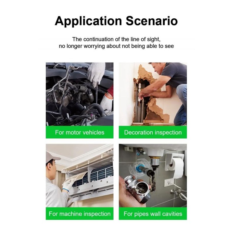 Dual Lens Endoscope IP67 Waterproof High Definition Wireless WiFi Remote