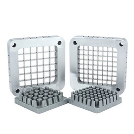 2 PK Replacement Cutting Frame Plate Blade 3-Hole 3/8" & 1/2" use on French Fry Cutter