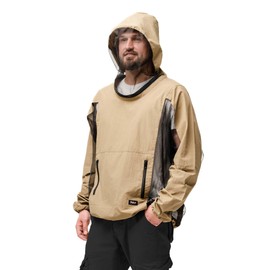 Relexit Mosquito Jacket, Durable Bug-Proof Jacket with Adjustable Hood & Pocket, Summer Adventures Mosquito Proof Clothing M