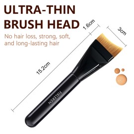 Fixleren Foundation Brush, Makeup Brush, Ultra Fine Foundation Brush, Cosmetic Brush Powder Brush for Liquid Foundation Women, Mask Brush.