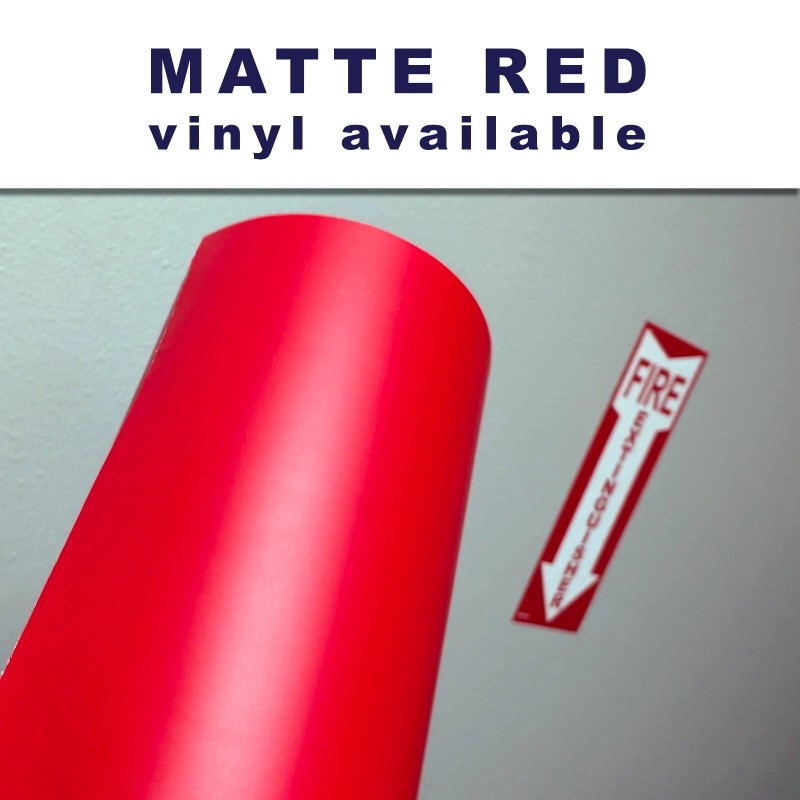 Advanced Trims VINYL: GLOSS RED FRONT+REAR LETTERS FOR CAMARO 1992-2002