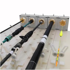 E-Found Fishing Rod Repair Machine, Fishing Rod Rotator, 110V Speed Adjustable DIY Lure Fishing Rod Building Winding Machine for Epoxy Gluing and Drying, Lure Fishing Rod Glue Coating