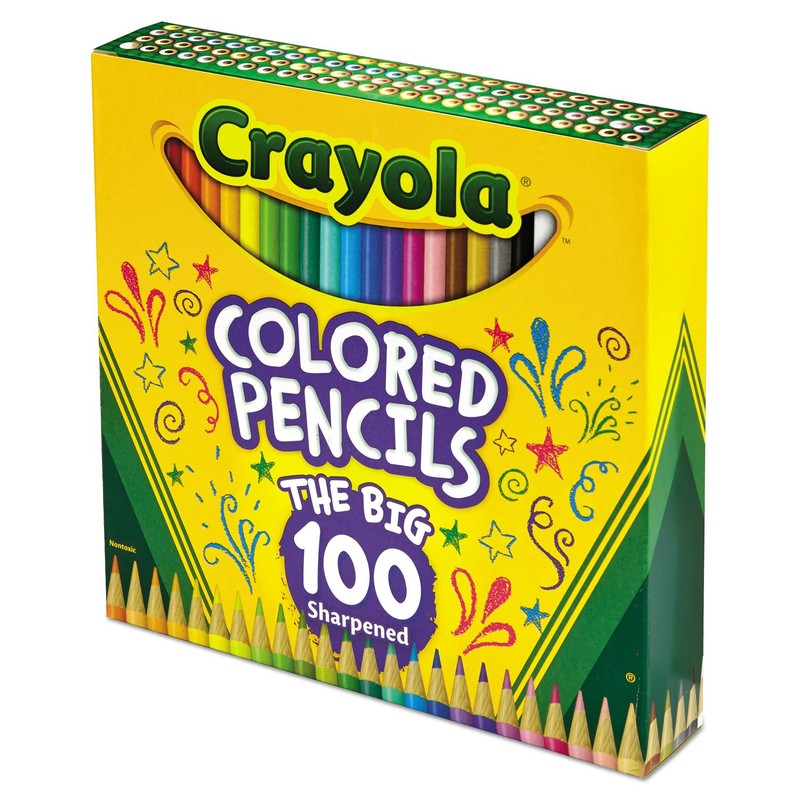 100 Colored Pencils (Set of 100)