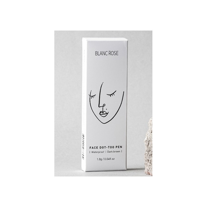 블랑로즈 페이스 닷 투 펜, 다크브라운, 1개 Blanc Rose Face