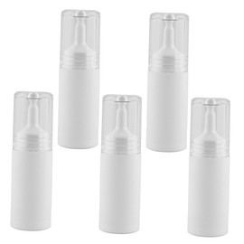 Beavorty Travel-Sized Essential Oil Bottles 5pcs Plastic Dropper Bottles for Aromatherapy No Leakage Durable for Long Use