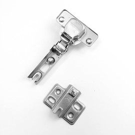 HAFELE 110 Degree Kitchen Cabinet Cupboard Door Hinge Full Overlay with Slide on Arms Automatic Closing Spring Without Soft Close Cushioning, Pack of 2