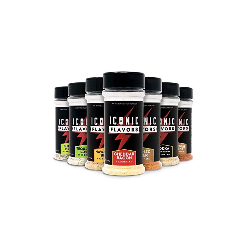 ICON Meals Gluten Free Zero Calorie Seasonings, Meal Prep, Flavor