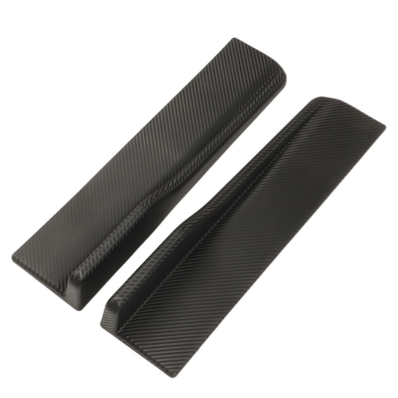 2PCs Rear Side Skirt Winglet Carbon Fiber Style Universal Car