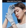 SUJAYU Full finger UV Protection Gloves Driving Gloves Women, Thin