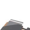ROIK Small Men's Wallet - Leather Slim Wallet Without Coin
