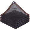 Shade Net Greenhouse, Black, 40% Shade Net with Eyelets, Lightweight