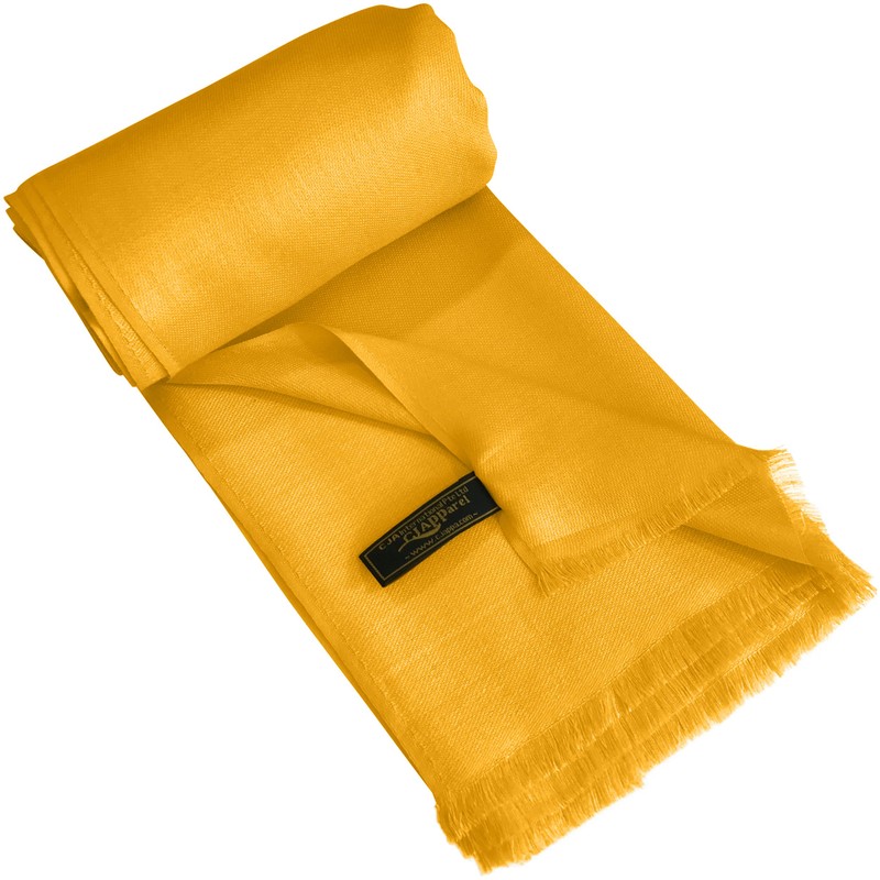 CJ Apparel Women's Plain Design Pashmina Scarf, Princeton Orange, Unit