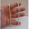 Unbranded 925 STERLING SILVER DESIGNER ROPE CHAIN /18 INCH LONG/
