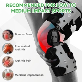 Orthomen OA Unloader Knee Brace, Support for Arthritis Pain, Osteoarthritis, Cartilage Defect Repair, Avascular Necrosis, Bone on Bone Knee Joint Pain and Degeneration Medial Inside Right