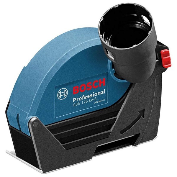 Bosch Professional dust extraction guard GDE 125 EA-S for cutting (suitable for Bosch Professional angle grinders which have a protective guard with screw fastener, disc diameter of 125 mm, in a box)