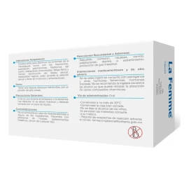 La Femme Vitaminas Disminución Síntomas Menopausia 30 Caps