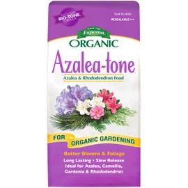 Espoma Organic Azalea-Tone 4-3-4 Natural & Organic Fertilizer and Plant Food for All Flowering & Evergreen Shrubs. 8 lb. Bag. Use for Planting & Feeding to Promote Growth & Blooming