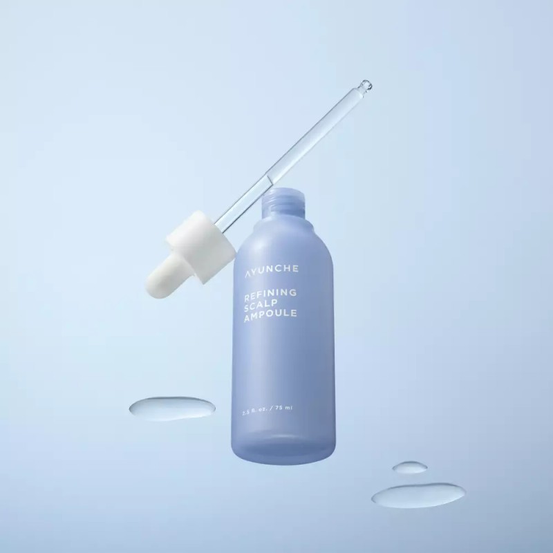 Ayunchae 아윤채 리파이닝 스칼프 앰플 두피 비듬 냄새 케어 75ml