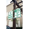 Double Sided Street Pole Banner 24" -Hardware Only