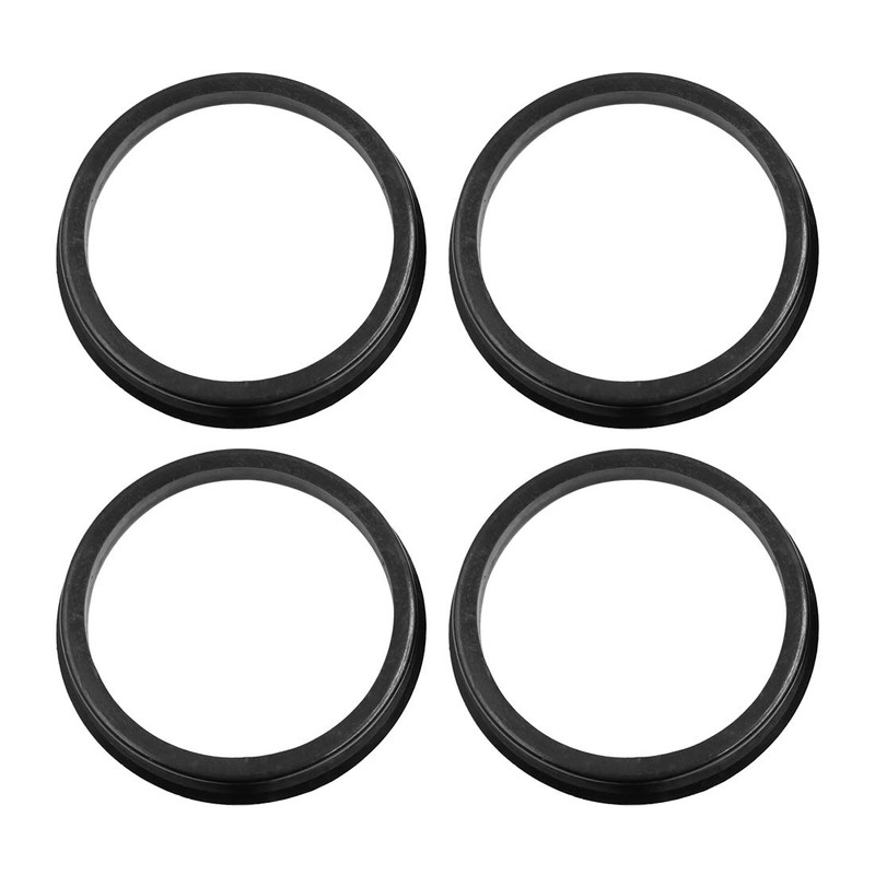 sourcing map Set of 4 Wheel Hub Centring Rings Plastic