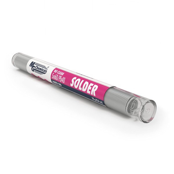 MG Chemicals 60/40 Rosin Core Leaded Solder, 0.032" Diameter, 0.6 oz Pocket Pack