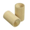 uxcell 2Pcs Wood Essential Oil Diffuser, Teak Finish Cylinder Car