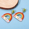Teacher Pencil Earrings for Women Beaded Pencil Dangle Earrings Statement
