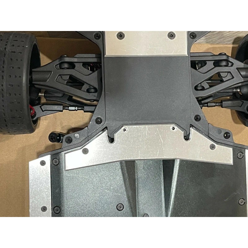 MR 4pcs Aluminum Side Skid Plate Chassis For Arrma Infraction