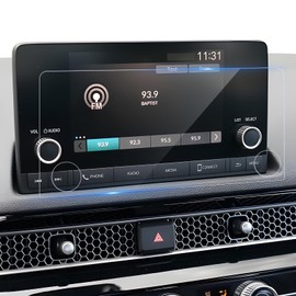 BSTW for 2024 Honda Civic Screen Protector for 2022-2025 Civic EX/EX-L/LX/Sport/Hybrid Sport 7-Inch Color Touch-Screen Civic 11th Gen Accessories Tempered Glass Protective Film