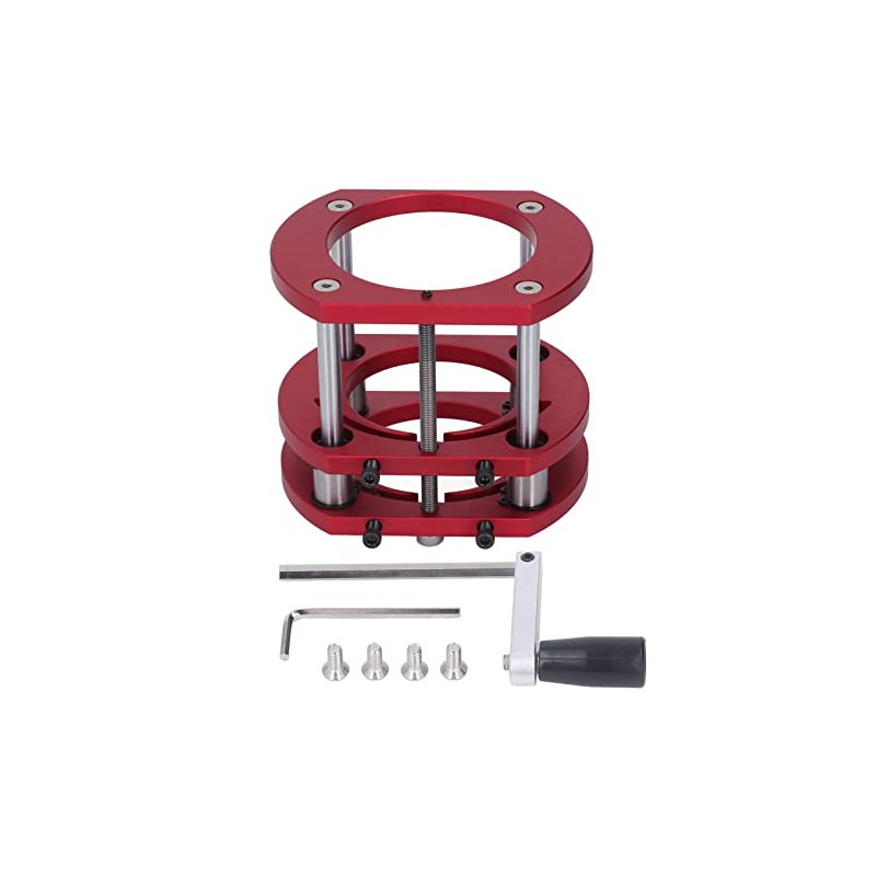 Wakects Stainless Steel 4 Jaw Clamping Router Table Lift Base