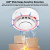 Smoke Detector High Volume Sensitive Smoke Fire Alarm with Test