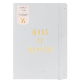 Busy B Undated Weekly Planner with Space for Notes, To Dos and Priorities - Cloud