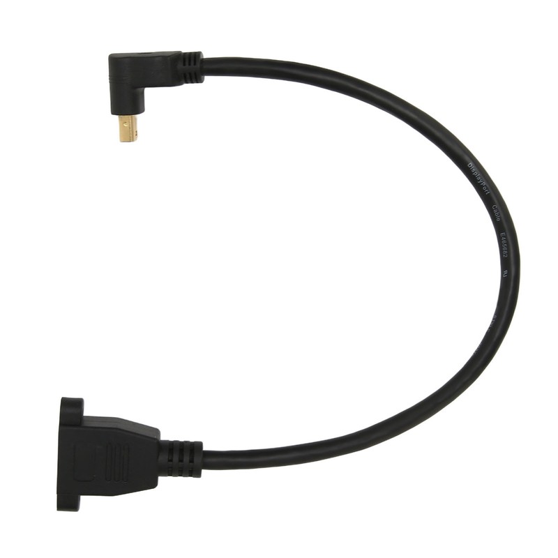 DP Female to Mini DP Male Cable Double Hole Lockable