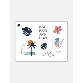 Uluwatu tattoo sticker / Uluwatu 타투 스티커