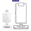 NIYS Luxury Bedding Extra Deep Percale Poly Cotton Fitted Sheet