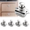 Opaltool 5PC Push Button Drawer Lock,15-18mm Keyless Push Button Door
