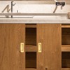 Malimali 4.72 Inch Recessed Finger Flush Pulls for Kitchen Cabinet,