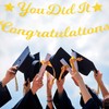 BHSTTNIXP Graduation Banner,Prom Decorations 2025 Flag,You Did It Congratulations Banner
