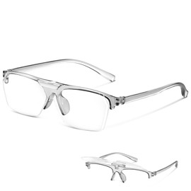 Reading Glasses Blue Light Blocking Men/Women,Fashion Readers for Women Men,Flip Up Reading Glasses(2.50x)