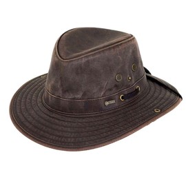 Outback Trading Unisex Holly Hill Canyonland Vintage Durable Breathable Water-Resistant Windproof Cowboy Hat, Brown, X-Large