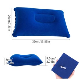 2 Pack Inflatable Pillows for Camping,Festival Essentials Camping Pillow,Compressible Ultralight Blow Up Pillow Beach Accessories 34 * 24cm Holiday Essentials for Travel/Camping/Outdoors/Fishing