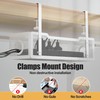 Under Desk Cable Management Tray, 15.7cm, Black, No Drill, Clamp
