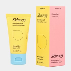 Pharma Oil - Skinergy Face Cream with Biopeptides & Amino Acid - Face Moisturiser - Anti-Wrinkle Face Cream Dry Skin - Night Cream - Moisturising Cream - Face Care - 50 ml