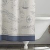 Tommy Bahama Caribbean Sea Shower Curtain, 72x72, Lt-Pastel Blue