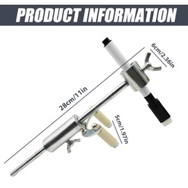 GOMETY Car Sheet Metal Repair Wheel Arch Marking Tool: Car Wheel Eyebrow Scriber, Durable, Precise Marking, for Body Repair (White)