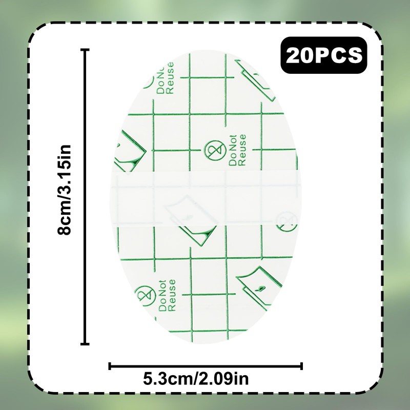 20pcs Self Adhesive Invisible Heel Anti-Wear Sticker, Transparent Waterproof Anti-Friction