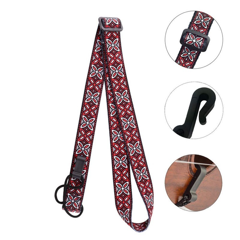 FUKUSHOP Ukulele Strap, Mini Guitar Strap, Ukulele Neck Strap, Ukulele