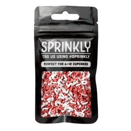 SPRINKLY - Sprinkle Shapes - Candy Canes (Christmas) - 25g